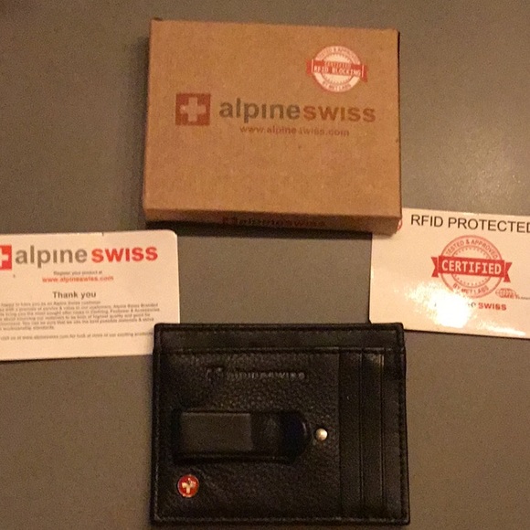 Alpine Swiss RIFD Blocking Wallet - Picture 5 of 7